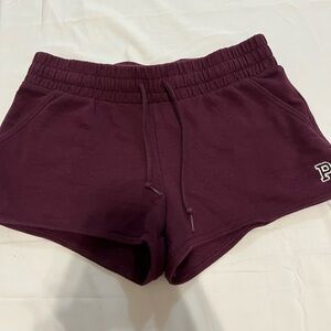 Victoria Secret PINK Women's Burgundy Shorts